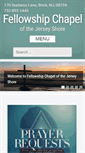 Mobile Screenshot of fellowshipchapelnj.org