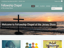 Tablet Screenshot of fellowshipchapelnj.org